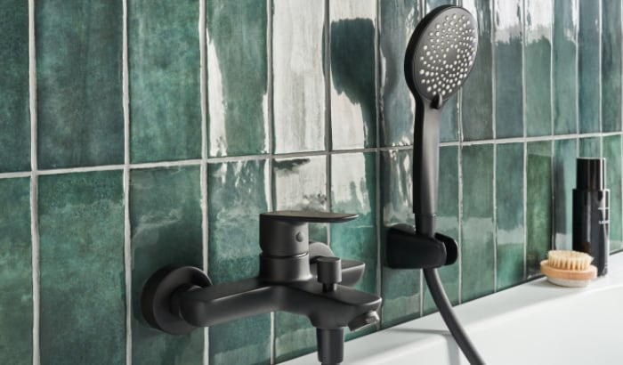 Colonne bain douche avec mitigeur thermostatique JULY carrée Jacob Delafon