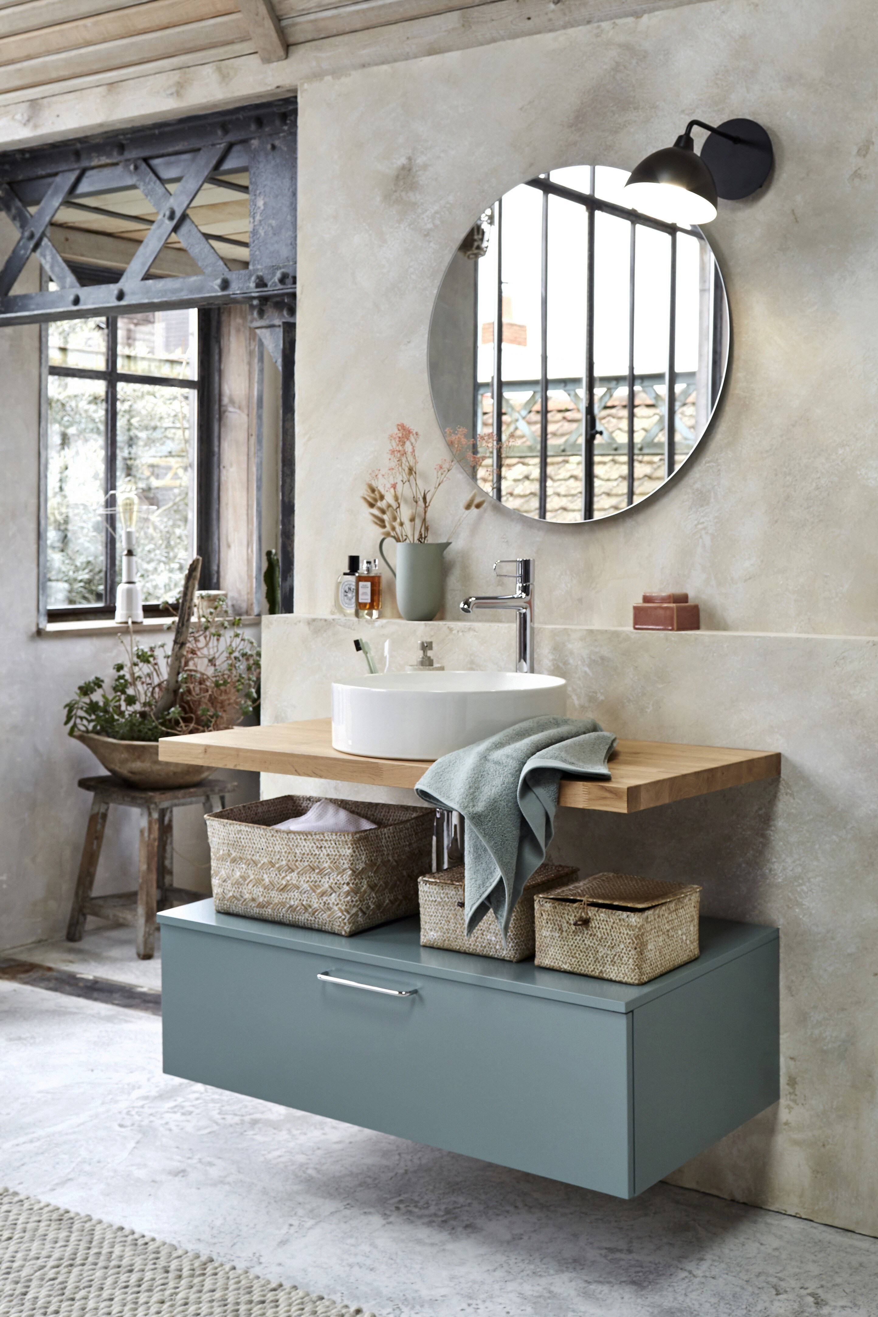 Choisissez des couleurs naturelles pour une salle de bains chaleureuse - Collection PARALLEL